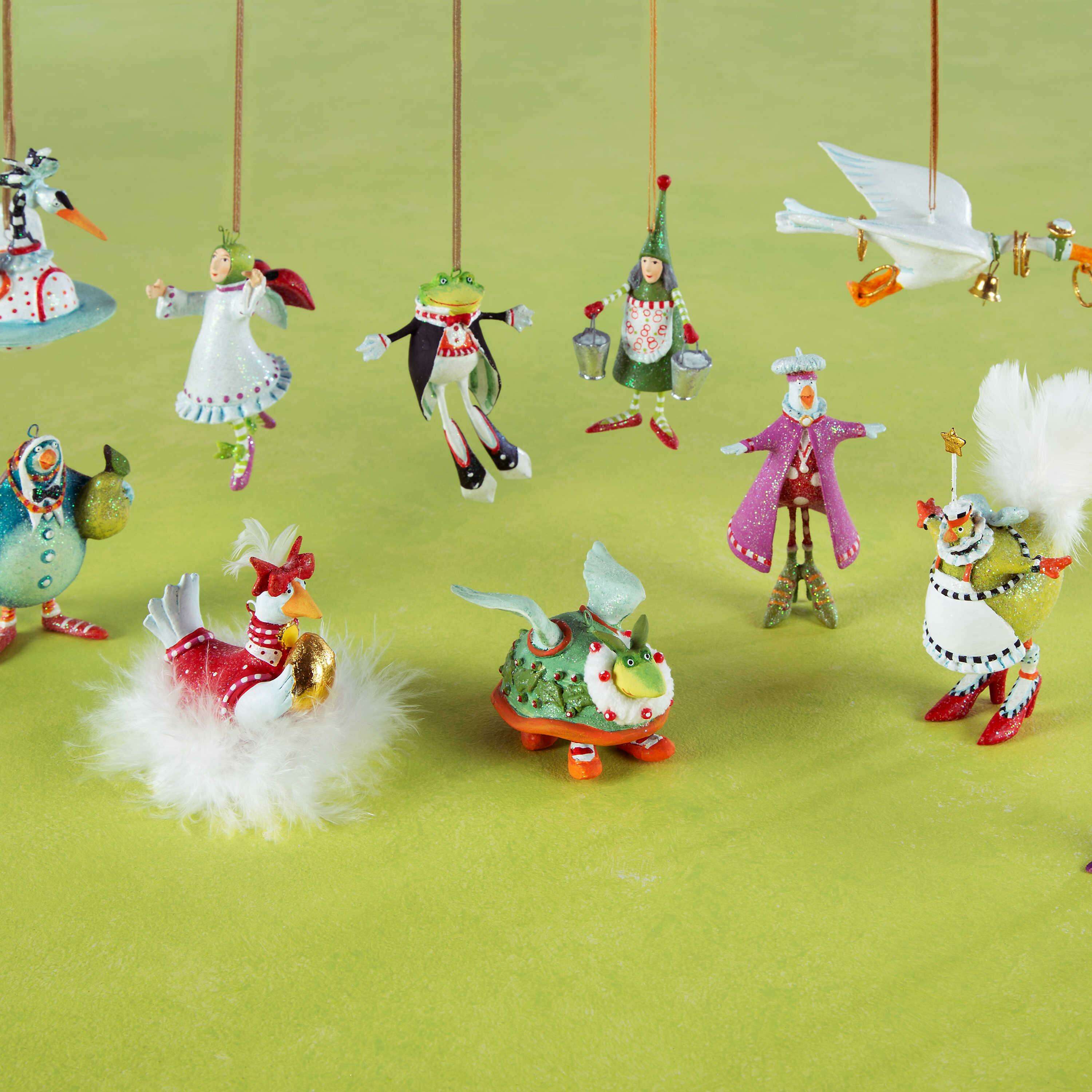 12 Days Mini Ornaments Set by Patience Brewster