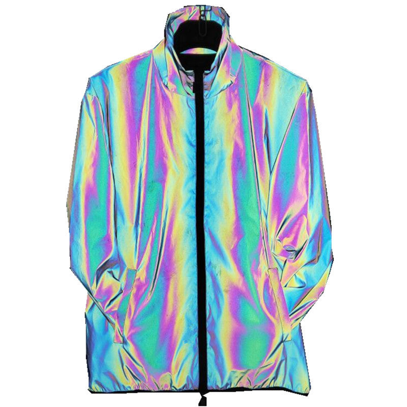 Reflective lapel jacket