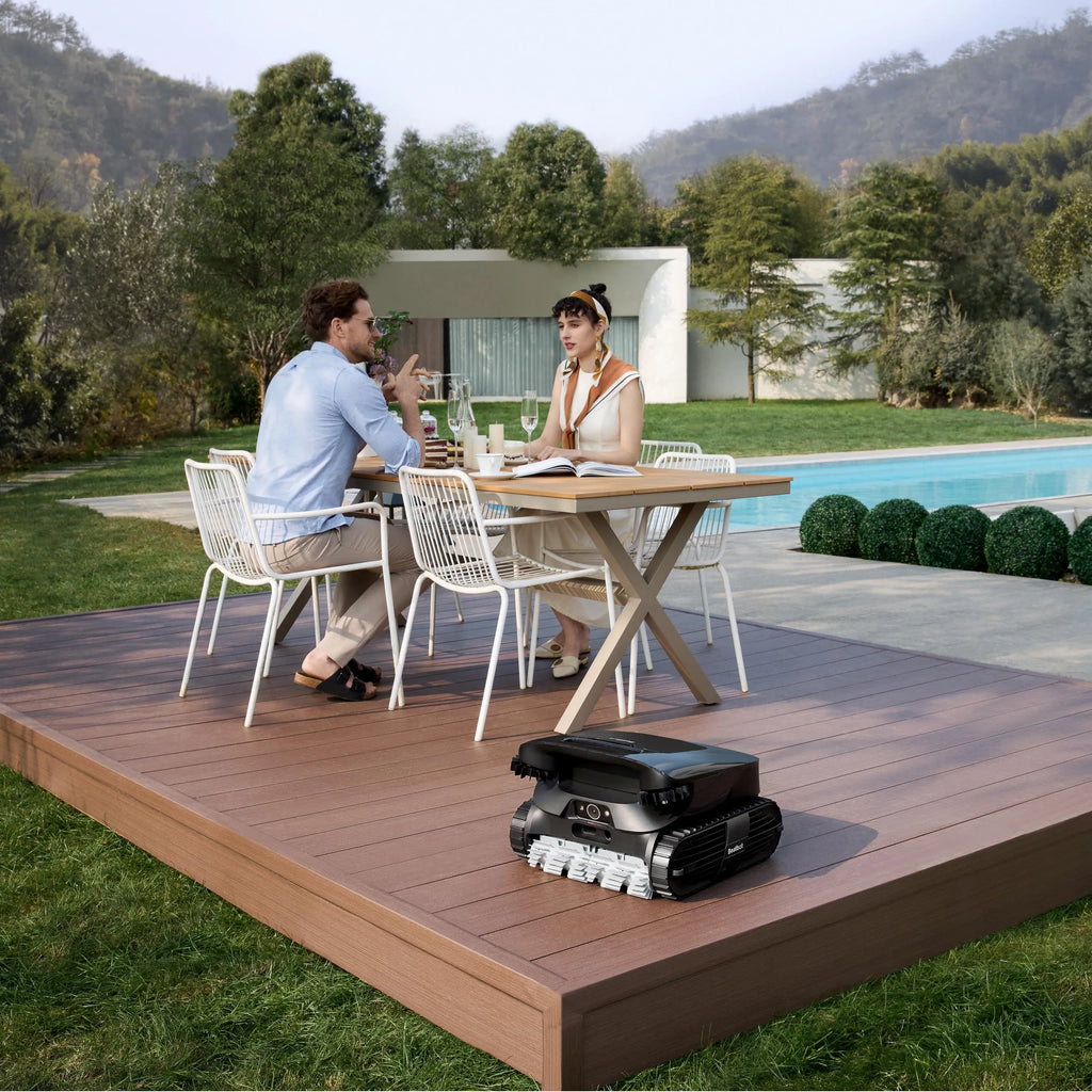 Beatbot AquaSense 2 Ultra AI robotic pool cleaner with HybridSense mapping and 5-in-1 cleaning system