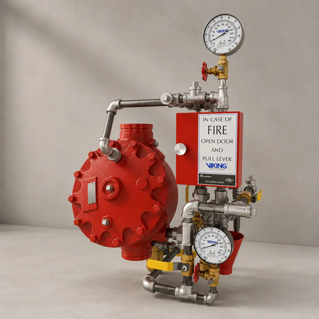 F1 Deluge Valve Conventional Horizontal Modular Trim