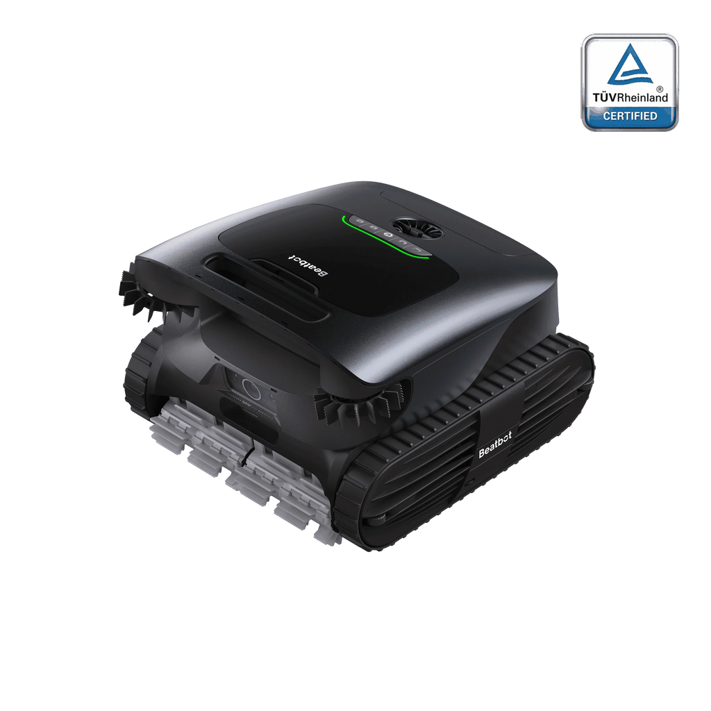 Beatbot AquaSense 2 Ultra AI robotic pool cleaner with HybridSense pool mapping and 5-in-1 cleaning system