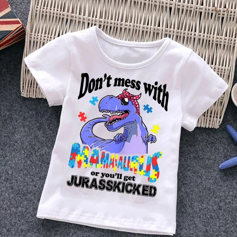 Boys With Autism T-shirt Puzzle Top