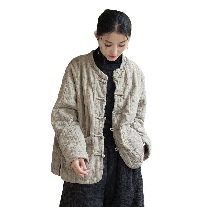 Tie-dyed Quilted Warm-keeping Clothing Cotton Jacket
