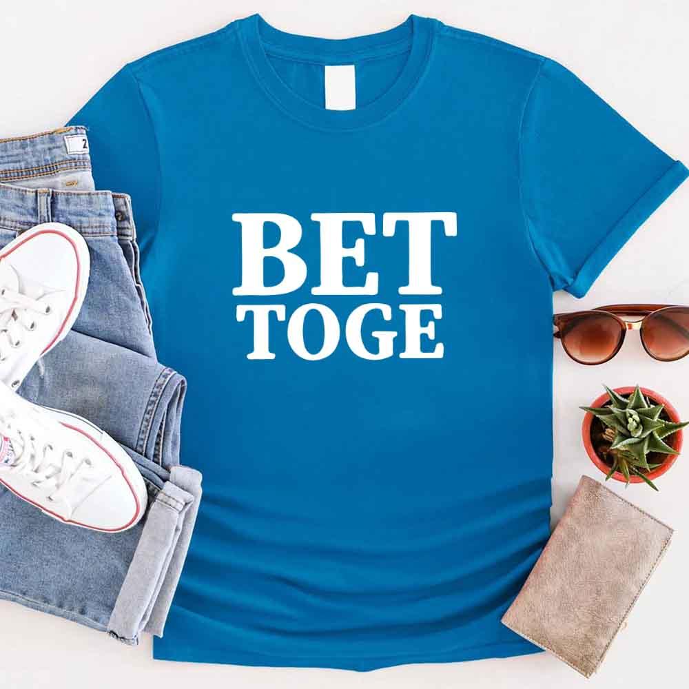 Matching Better Together Couples Tee in soft cotton with stylish unisex fit showing love and connection