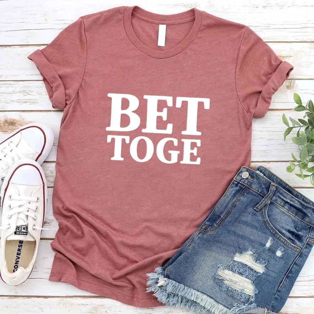 Couple wearing matching Better Together Couples Tee showcasing love and unity