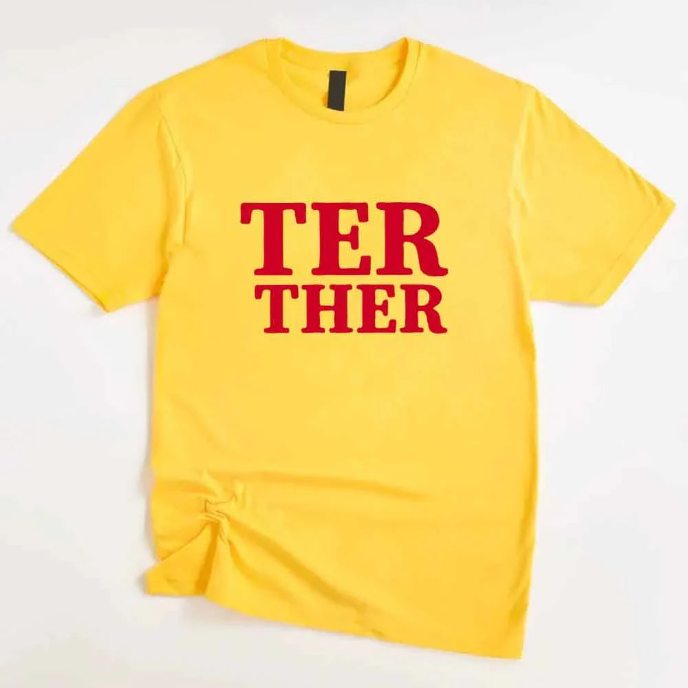 Matching Better Together Couples Tee in unisex soft cotton for anniversaries and casual wear