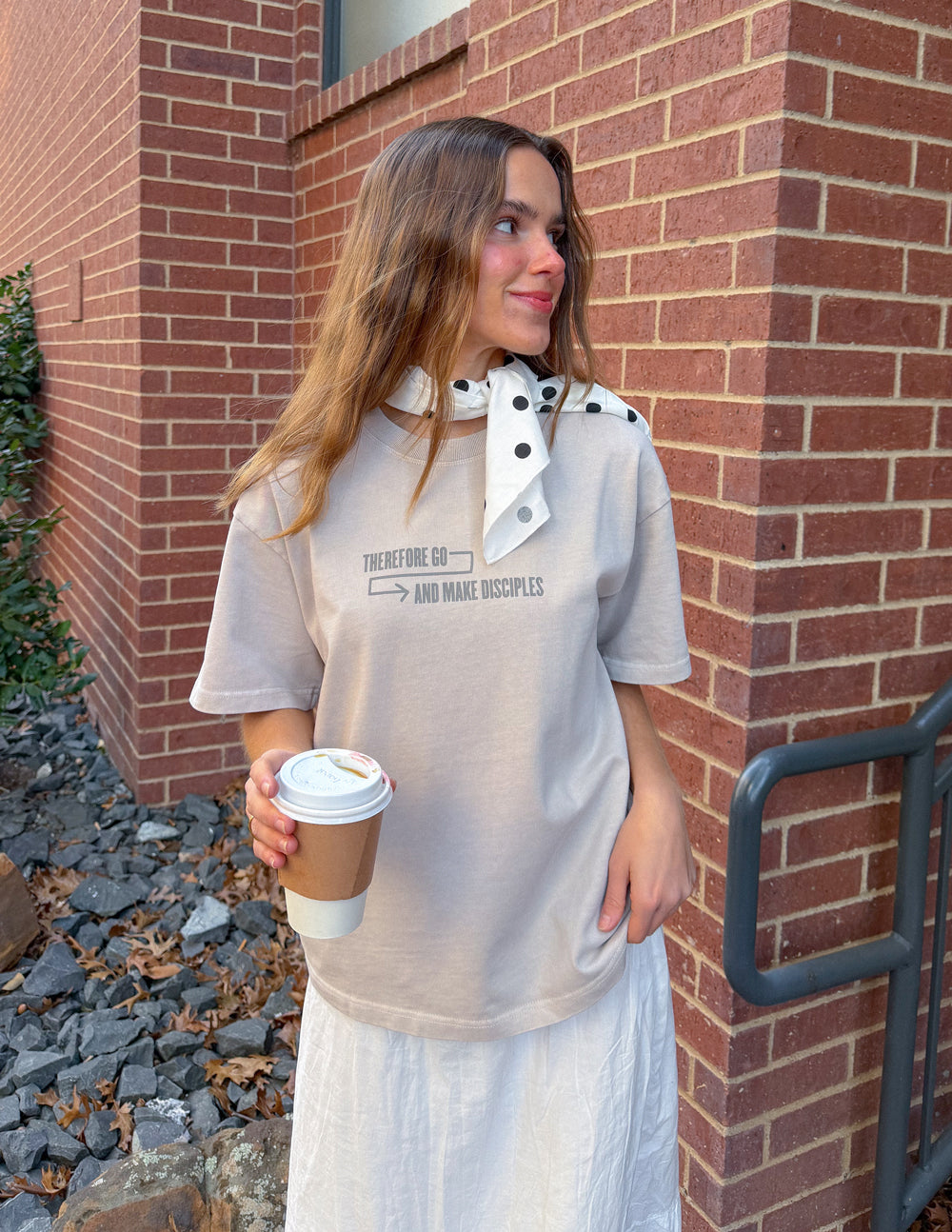 Disciples Heavyweight Tee in Chateau Grey with modern relaxed fit and premium heavyweight cotton fabric