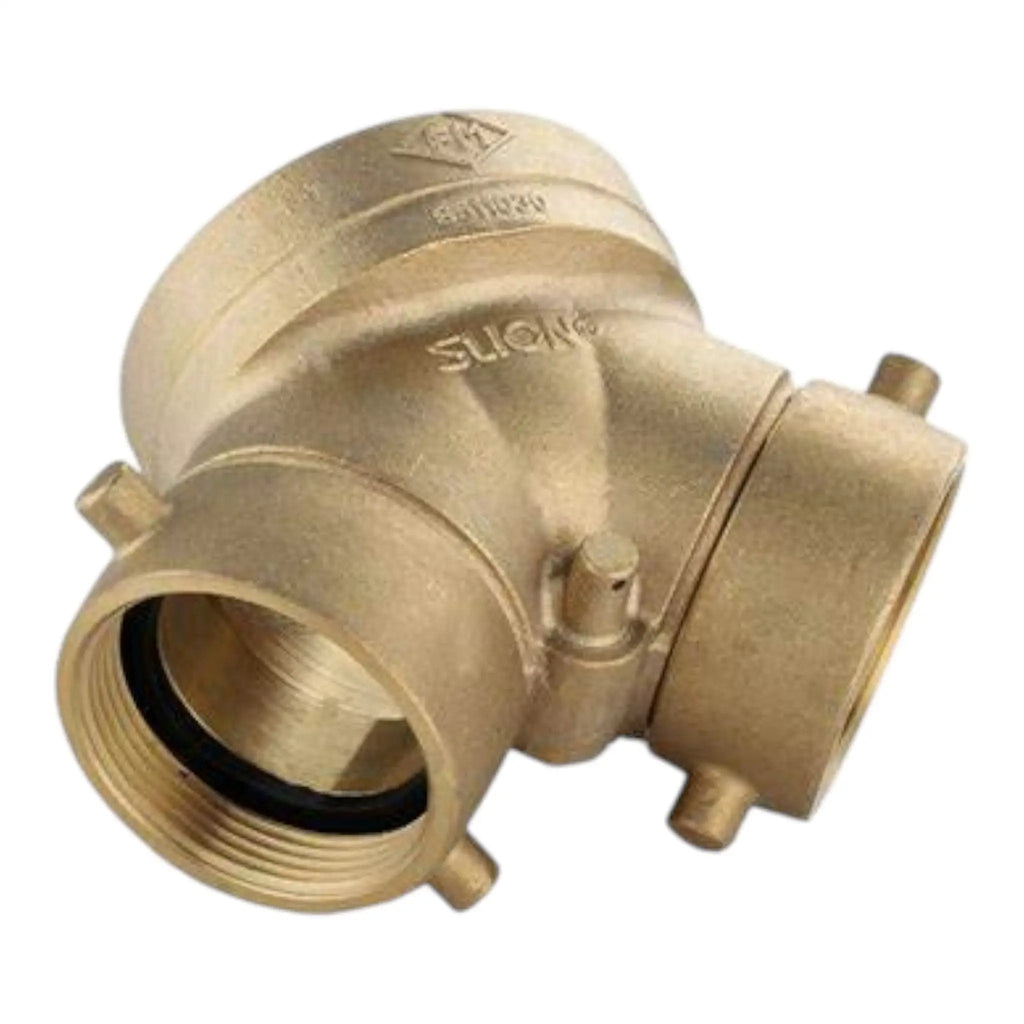 Fire Department Connection (FDC) Brecco 4" x 2.5" x 2.5" Brass Connection for Fire Sprinkler Systems