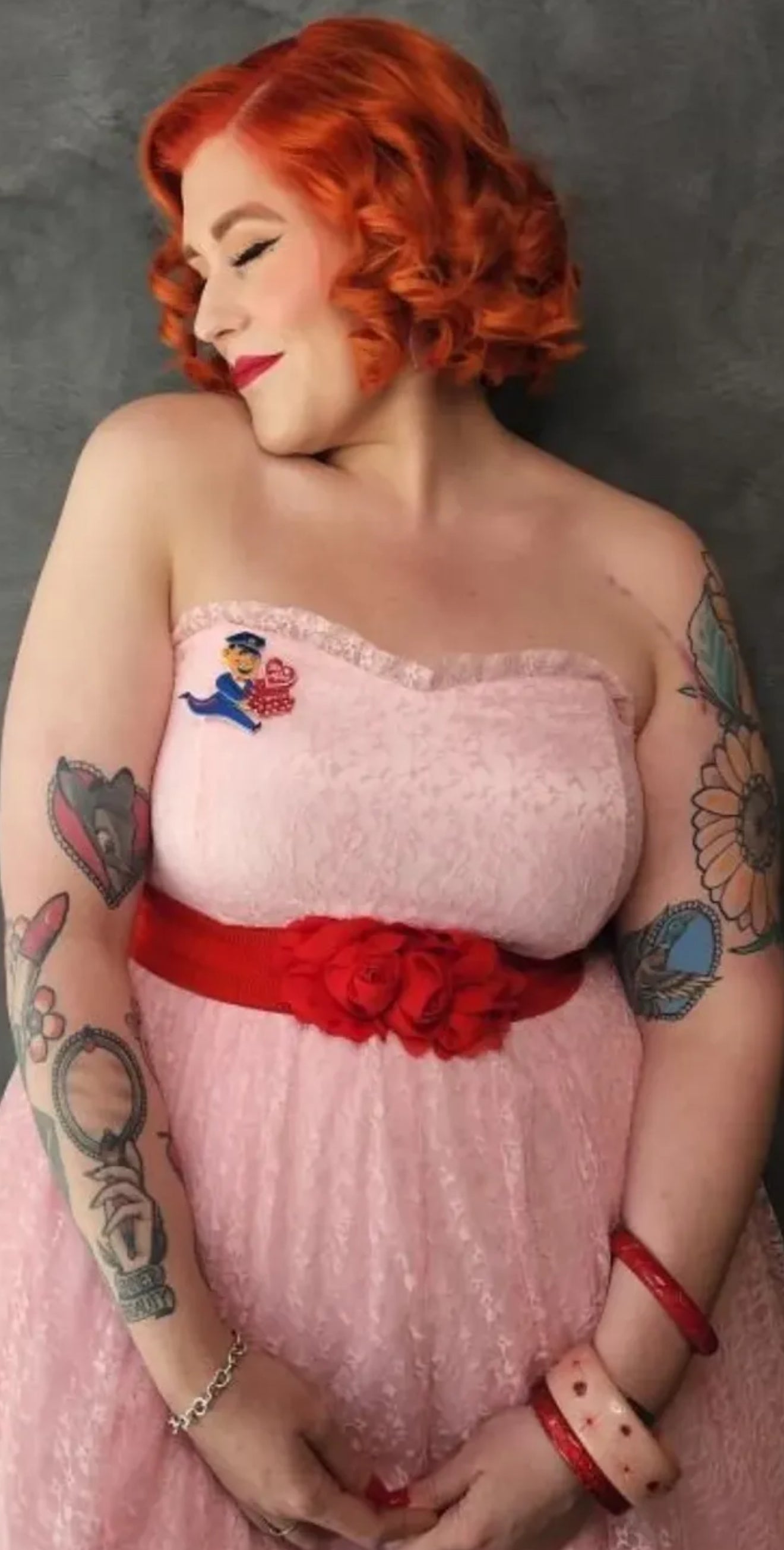Valentine's Happy Mail Earrings by 50's Vintage Dame x Lipstick & Chrome — Love Letter Drop Earrings