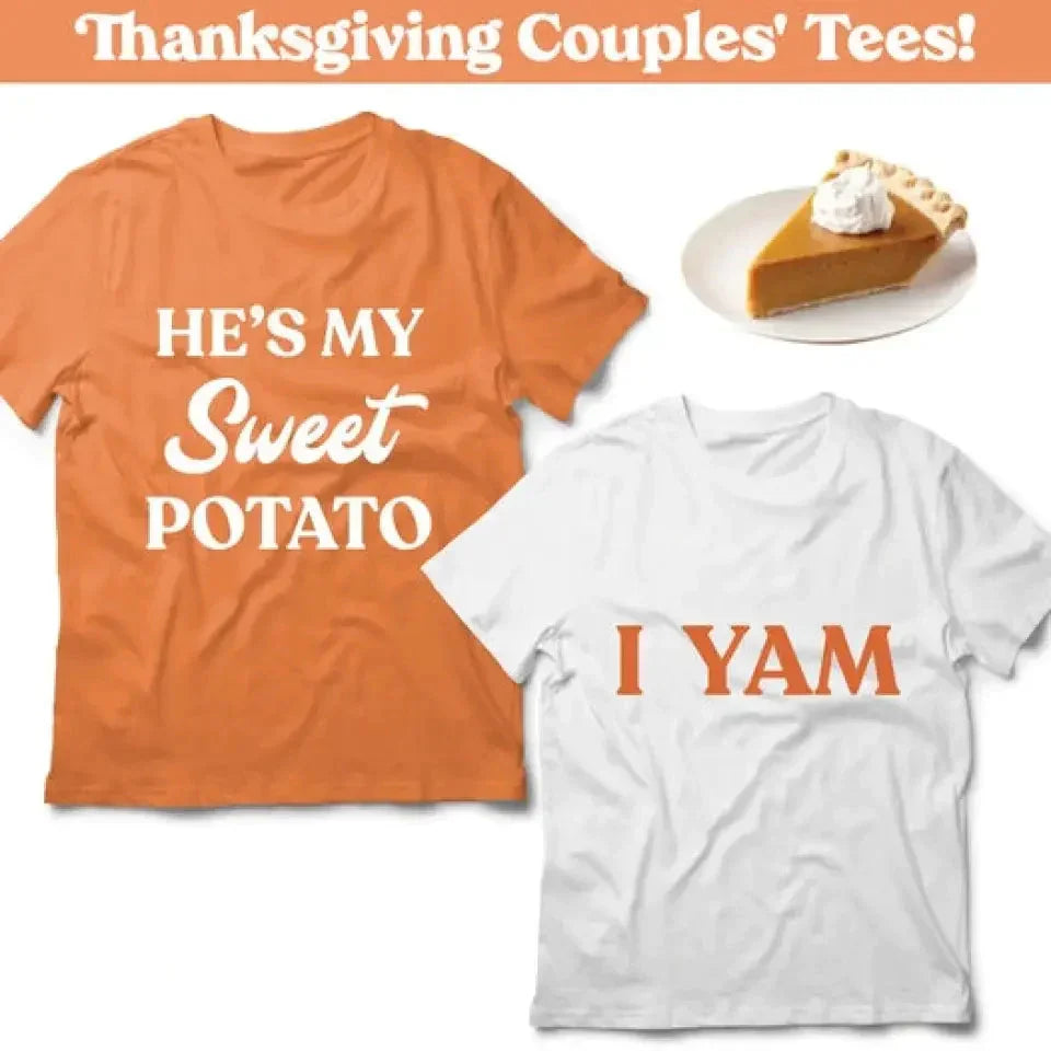 I YAM T-Shirt funny Thanksgiving pun tee with soft cotton and unisex fit