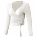 Gym Thin Sexy Strappy Cross Top Breathable Yoga Wear T Clothing Running Cover-up Fitness Wear Long-sleeved Shirts Yoga Pilates