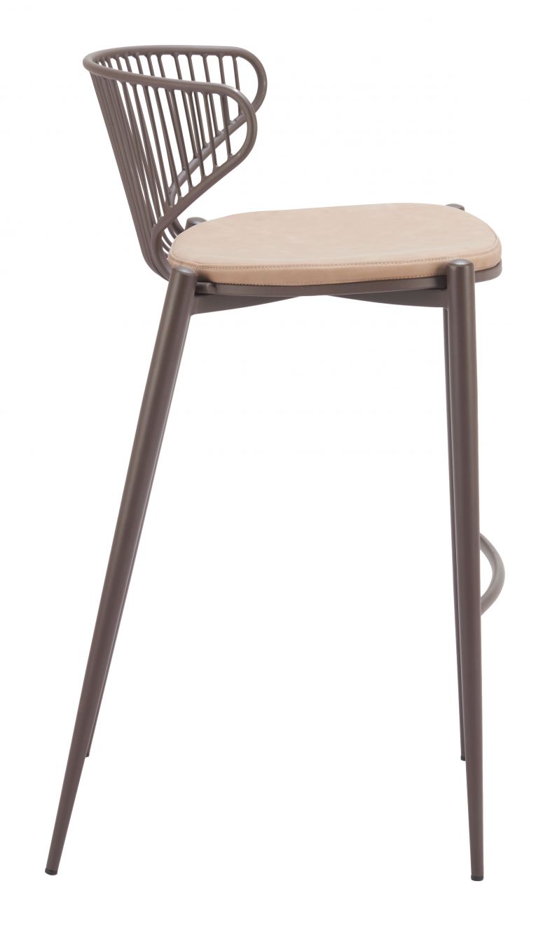 Silues Faux Leather Barstool 2PC
