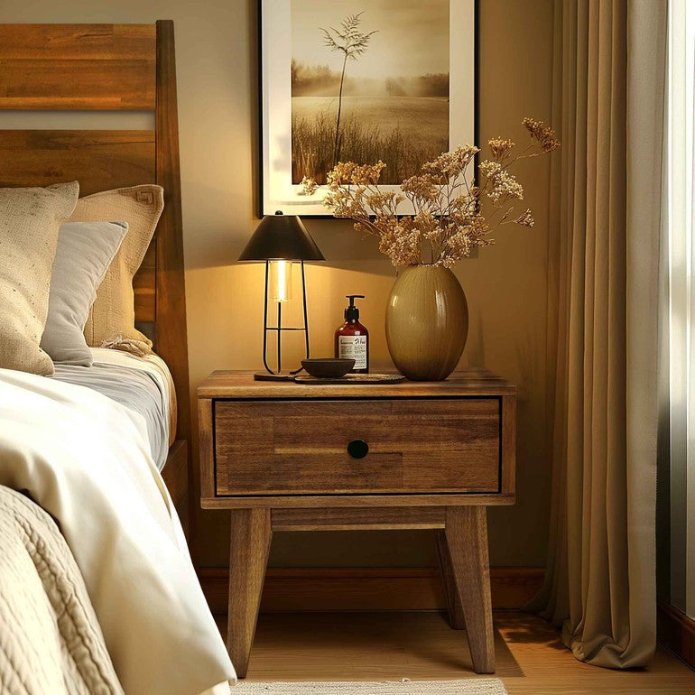 Sofia Solid Wood Nightstand