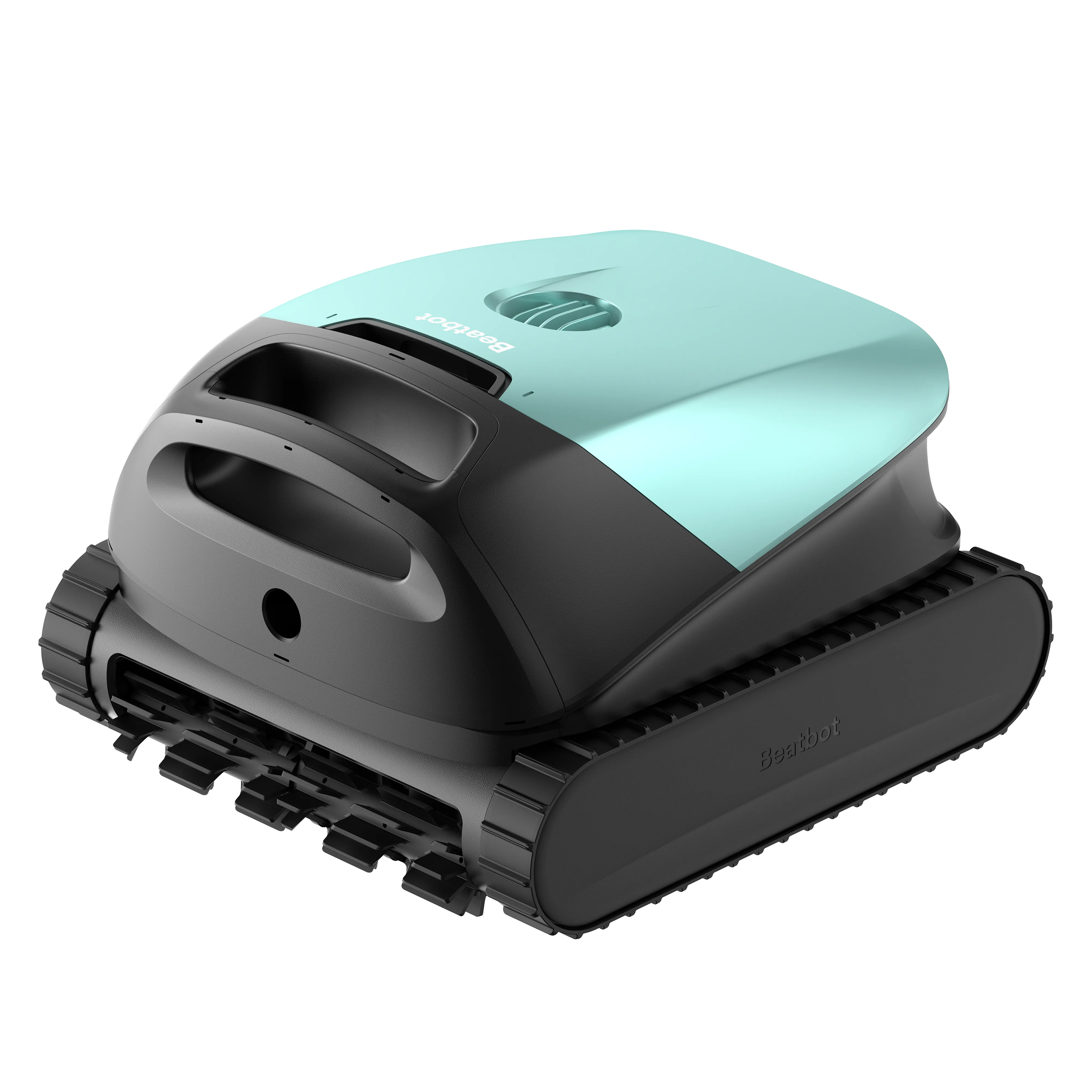 Beatbot Sora 10 robotic pool cleaner in a swimming pool cleaning debris