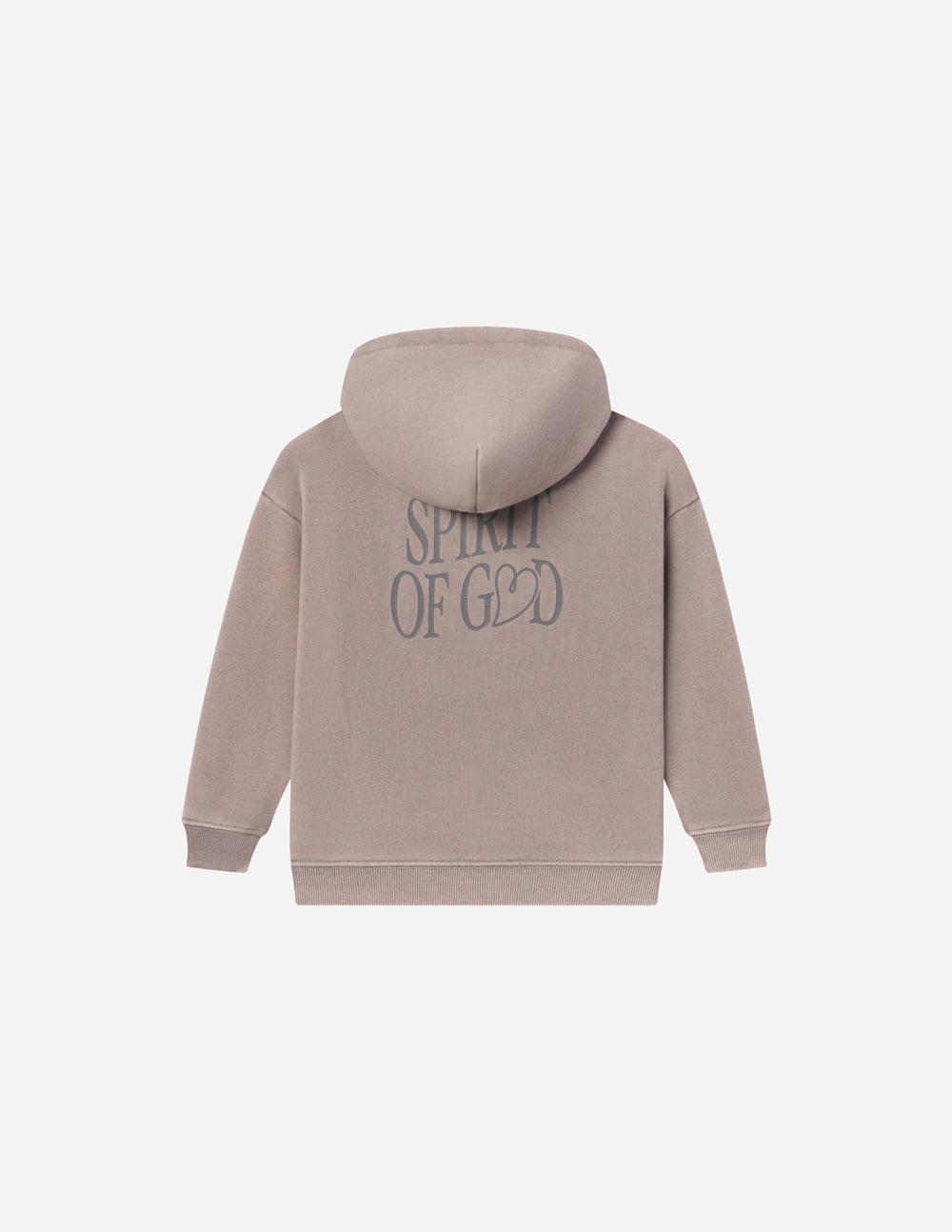 Kids wearing oversized Spirit of God Kids Hoodies in Echo color, soft and cozy for cooler days
