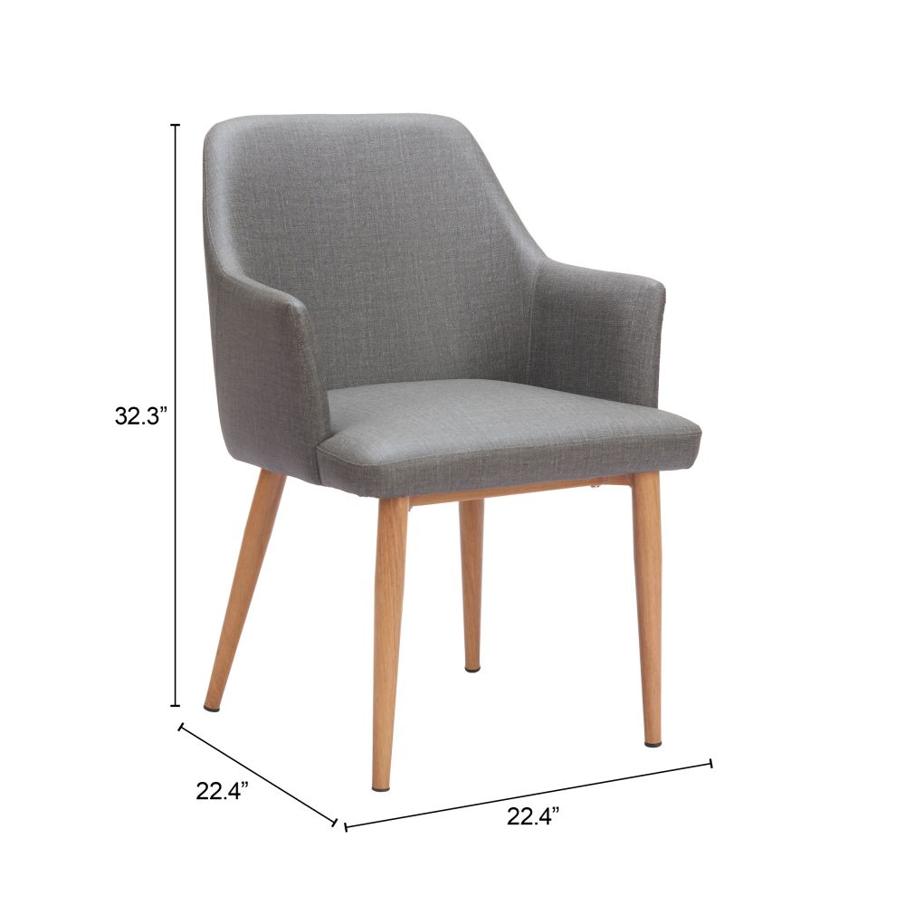 Wisom Performance Fabric Dining Chair 2PC