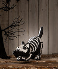 Skeleton Paper Mache Cat | Halloween Decor | Bethany Lowe