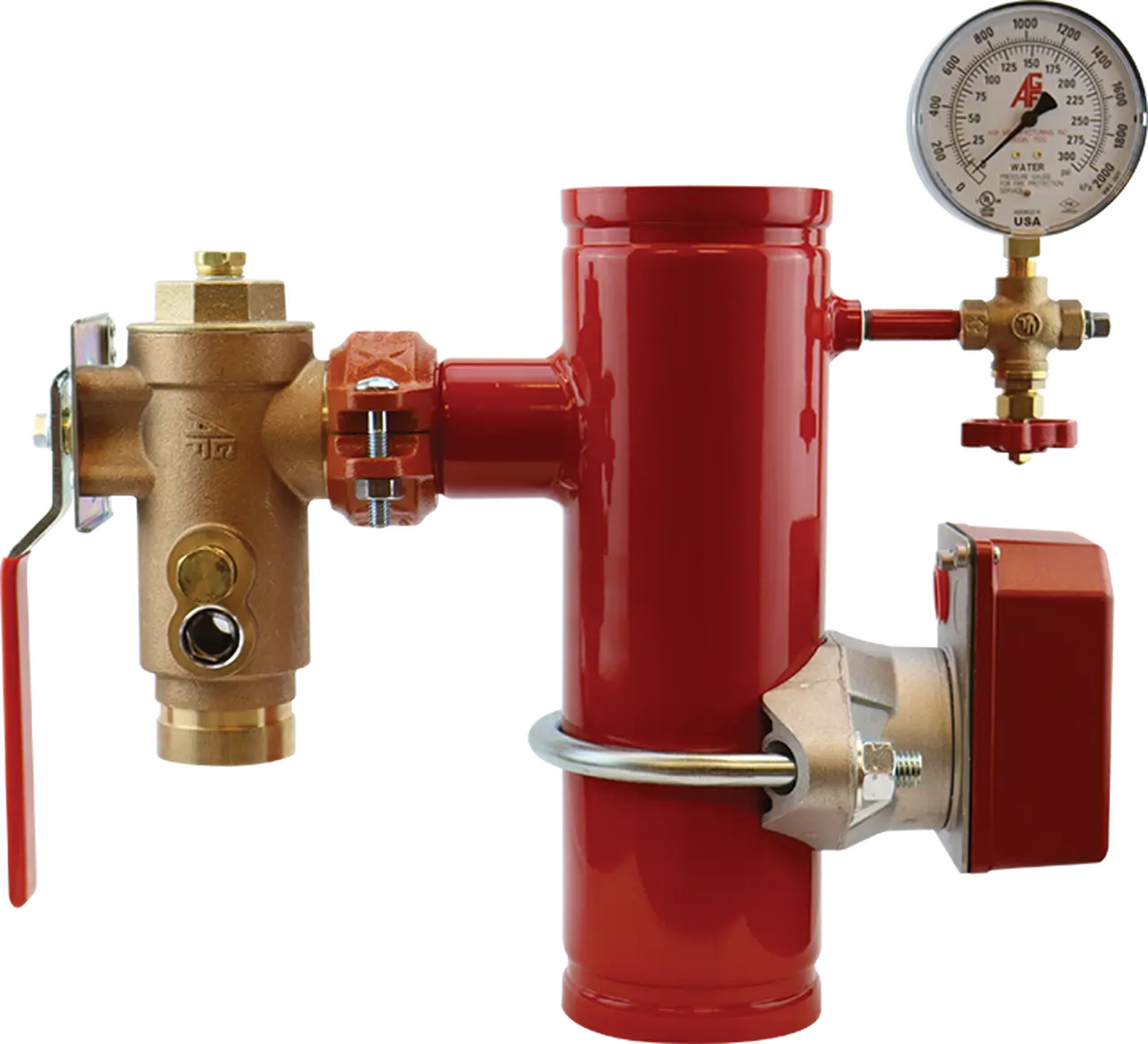 Fire Manifold AGF RiserPACK 8000 w/ Pressure Reducing Valve