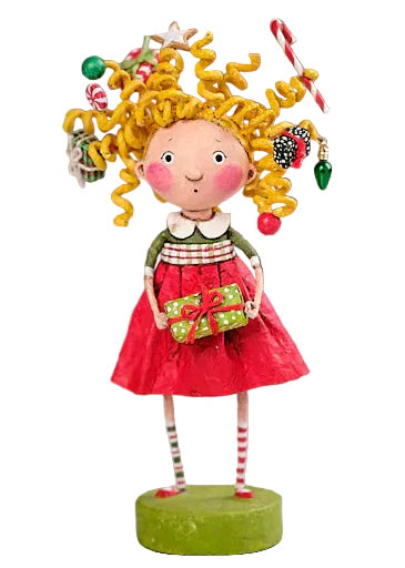 Gabby Giftmas Christmas Figurine by Lori Mitchell - SHIPS AUGUST