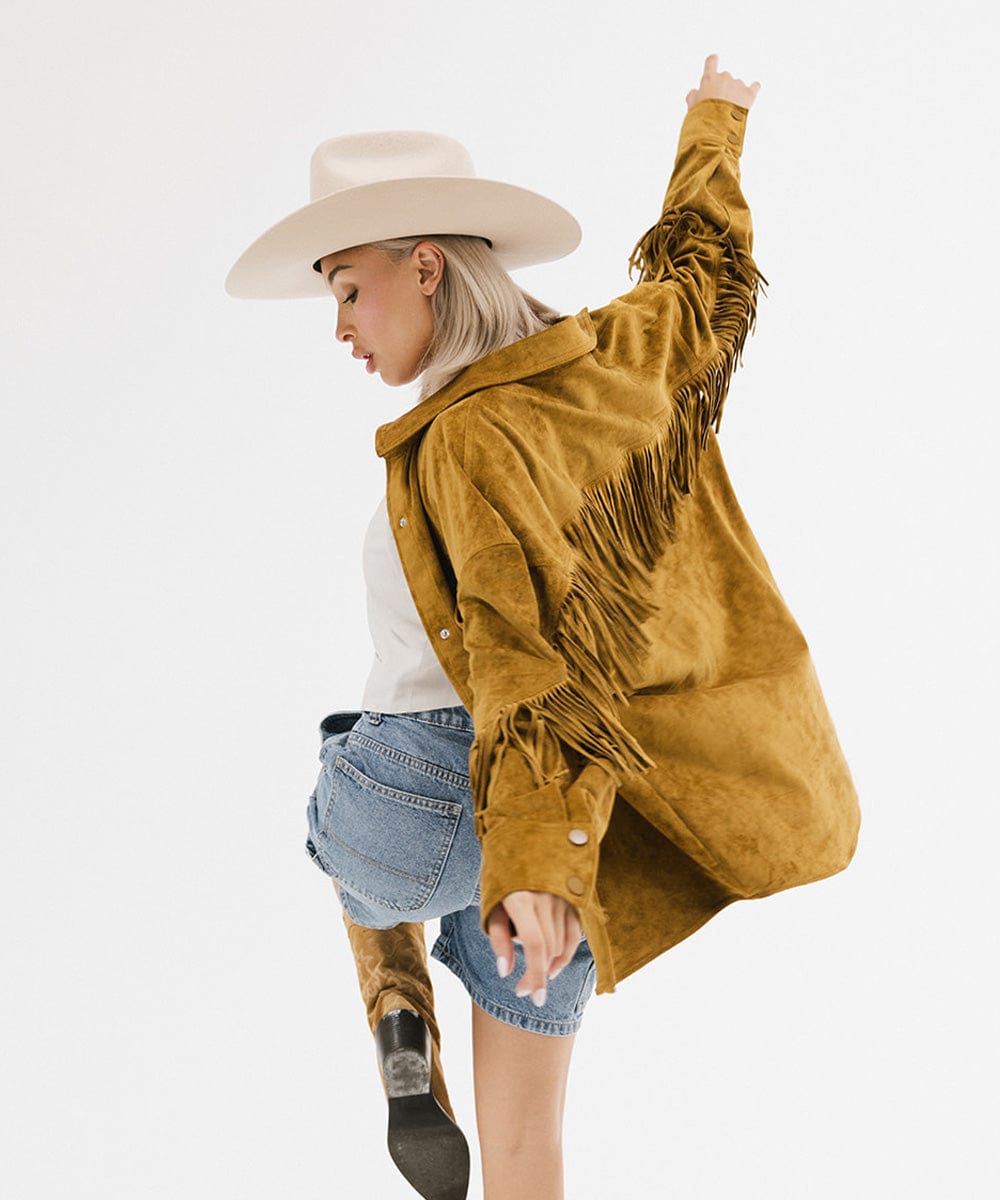 Lane Cowboy Hat with wide Western brim and unique brick top crown, hand-shaped for a classic Western style