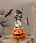 Top Hat Jack with Cat | Halloween Decor | Bethany Lowe