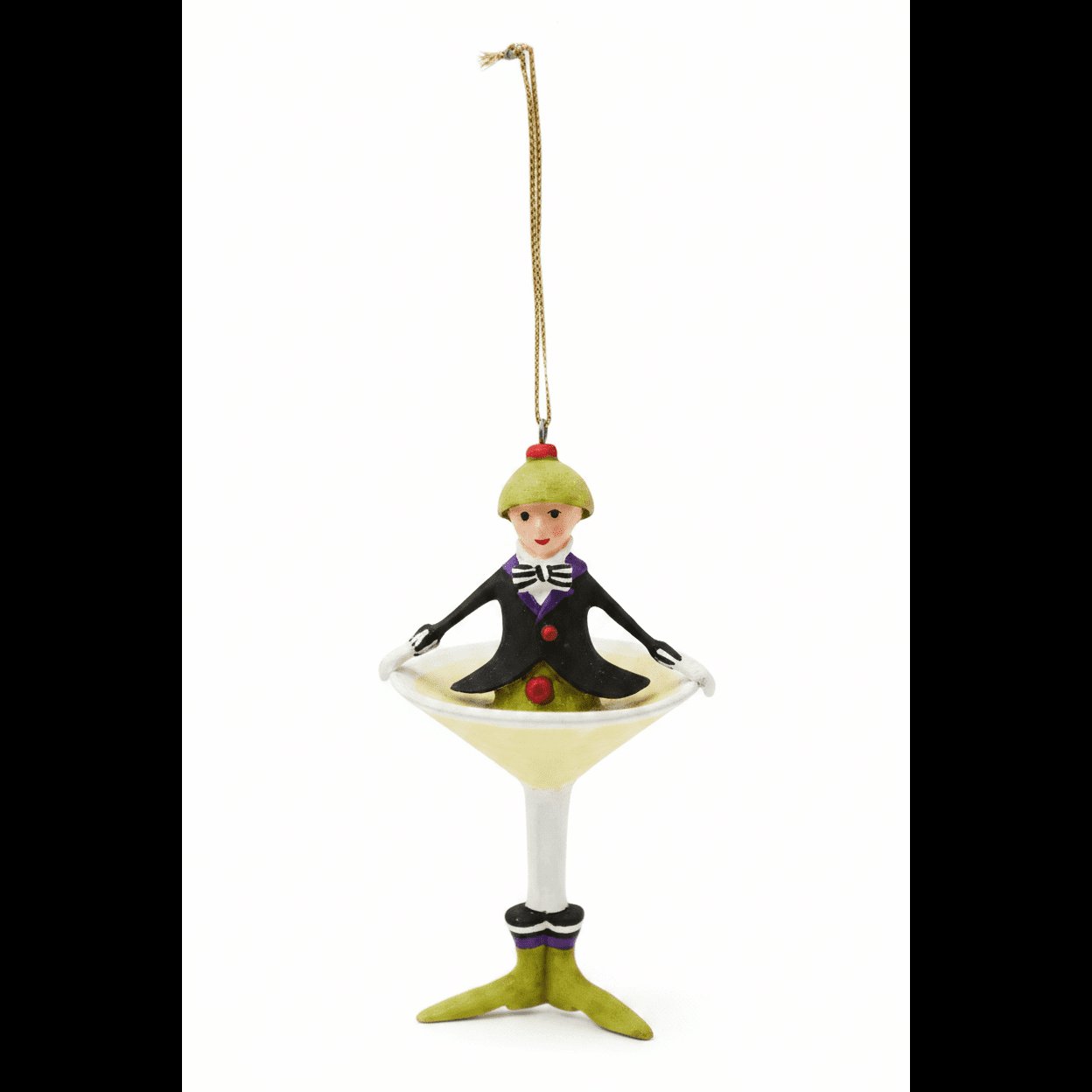 Patience Brewster Mini Cocktail Ornaments, Set of 6